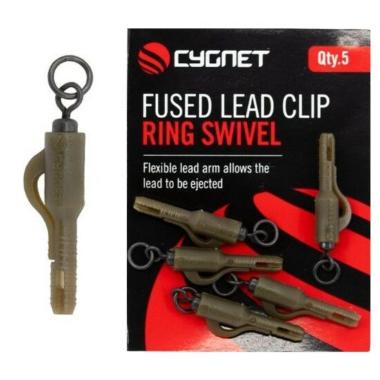 Cygnet závěska fused lead clip ring swivel