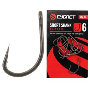 Cygnet háčky short shank hooks barbed - velikost 8