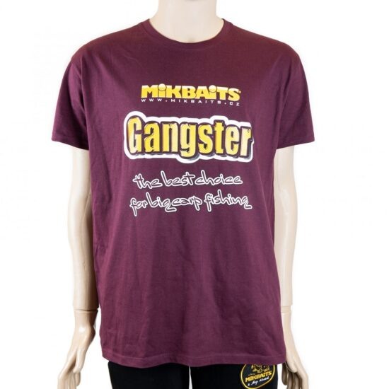 Mikbaits tričko gangster burgundy - velikost m