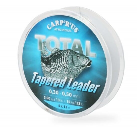 Carp ´r´ us ujímaný šokový vlasec total tapered line - průměr 0